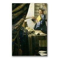 Запазена марка изобразително изкуство ателие на художника платно картина за стена от Ян Вермеер