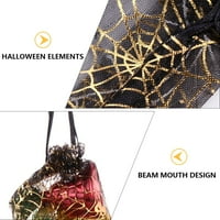 Хелоуин органза чанти за подаръци парти предпочитайте подаръчни чанти за бонбони торбички