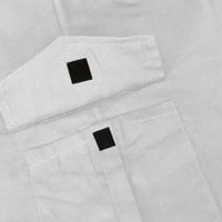 Мъжки джоджъри панталони ежедневни памучни теглене на еластични панталони за талия панталони падат соли