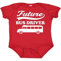 Мастически бъдещ шофьор на автобус Риза за деца Професия подарък бебе момче или бебе момиче боди