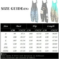 Amousa Jumbsuits for Women Women's Fashion Sweet Little Fresh Printed Vintage Casual Strappy Lumpsuit
