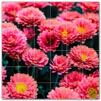 Picture-Tiles.com: Цветя керамични плочки стена стенопис Wal500624-44l. 32 W 32 H, използвайки 8 8 керамични плочки-сатиново покритие