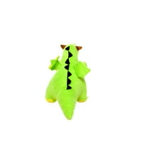 Mighty Dragon Green, плюшена скърцаща кучешка играчка