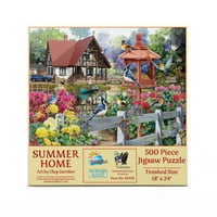 Inc - Summer Home - Пъзел на Jigsaw от художник: Олег Гаврилов - Готов размер 18 24 Градина - MPN 61928