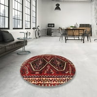 Ahgly Company Machine ПРОЧАВАНЕ НА ВЪЗДУШНИ ПРЕДСТАВИЯ Традиционни кафяви килими, 2 '5'