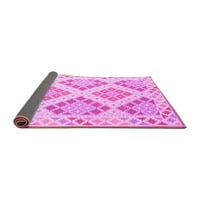 Ahgly Company Indoor Square Southwestern Pink Country Area Rugs, 6 'квадрат