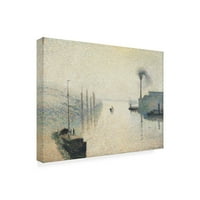 Изящно изкуство Руан, ефектът на мъглата изкуство от Писаро