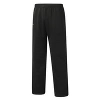 Entyinea разтегателни панталони за мъже небрежно прилягане еластично wasit sport sweatpants торбисти панталони черни 42