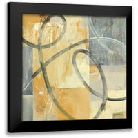 Hristova, Albena Black Modern Framed Museum Art Print, озаглавен - Ribbon Dance I Afrumn