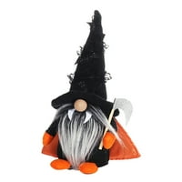 Virmaxy Sales Halloween Artoon Deap celess Doll Doll Decoration Forest Man Dwarf Doll Orange