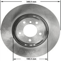 Премиум прт-дискова спирачка ротор Фит изберете: 2007-БМВ 335, 2013-БМВ ЕКДРАЙВ35И