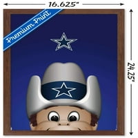 Dallas Cowboys - S. Preston Mascot Rowdy Wall Poster, 14.725 22.375