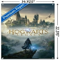 Hogwarts Legacy - Ключов арт стенен плакат с бутални щифтове, 14.725 22.375