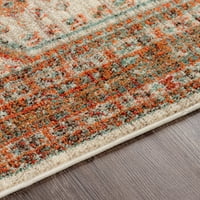 Anika Burnt Orange 2 '2'11 Традиционно килимче за правоъгълник