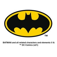 Batman Classic Logo от неръждаема стомана Oz Travel Tumbler, вакуумна изолирана и двойна стена с пропусклив плъзгащ се капак