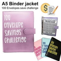 Envelope Challenge Binder Money Mastery Envelope Binder Научете децата спестяване на контрола над финансите с уникални страници
