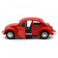 Класически Beetle Bug Vintage Scale Diecast Metal Pull Back Car Model играчка за деца