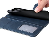 Калъф за портфейл за iPhone Pro Max, Buisiness Luxury PU Leather Credit Card Card Slots притежател
