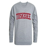 Университет на Tuskegee Golden Game Day Crewneck пуловер пуловер пуловер Хедър Сив