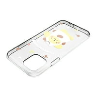 iPhone плюс калъф Sanrio Сладко ясно меко корица за желе - костюм Pompompurin