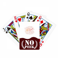 Камилите разходки пустини линии Art deco Fashion Peek Poker Playing Card Private Game