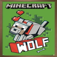 Minecraft - Wolf Wall Poster, 22.375 34