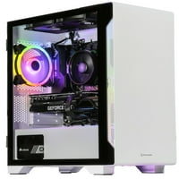 Velztorm Ni по поръчка на работния плот на Gaming Desktop Snow White, Nvidia Geforce GT 1050TI, 1xUSB 3.2, 3xUSB 3.0, 1xhdmi, Win Pro)