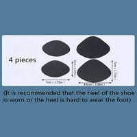 Стикери пета дупка стикер двойки самостоятелно адхезивна дупка за обувки стикер дупка за обувка стикер за кожени обувки високи токчета