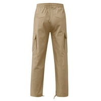 Akiihool Men Cargo Pants Мъжки товарни панталони с джобове панталони за мъже ежедневни