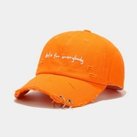 Unise Sports туристически колоездене на слънчева светлина регулируема бейзболна шапка шапка бейзболни капачки оранжево