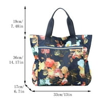 Feiboyy Tote чанта за жени големи леки найлонови чанти за рамо и чанта за пътуване