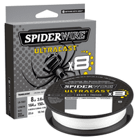 Spiderwire Superline Ultracast Braid, 164yd, полупрозрачна, 30 фунта линия