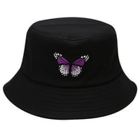 Женска лятна пеперуда печат слънчева шапка басейна шапка на открито кофа шапка рибарска шапка