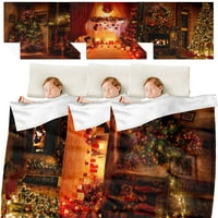 Елбърн Коледна празнична топли одеяла за зимата размити пухкави меки одеяла узит