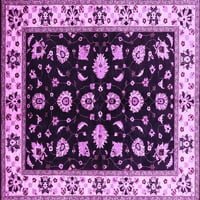 Ahgly Company вътрешен правоъгълник Ориентал лилаво традиционни килими, 7 '10'