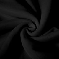 Коледни качулки за жени плюс размер цип нагоре модна ежедневна печатна блуза с дълъг ръкав отпечатани пуловер върхове качулки черен xxl
