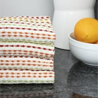 Памучен памучен памучен бар кухненски кърпи за памук, 4-пакет, есен, 16 ”18”
