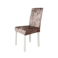 Капрез захлъзване неплъзгаща мебел протектор прахоустойчив стол за миещи се капаци Подвижни луксозни еластични меки декорации Светло кафе B