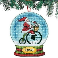 Размерите се броят комплект за кръстосани шевове 3.75 x4.5 -Love Snowglobe