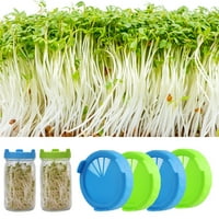 Озеленена храна Пластмасова мрежа Покълване на капак Зеленчук Отглеждане на покълване Покритие Синьо