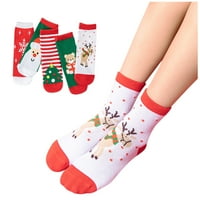 Ediodpoh двойки детски чорапи бебе в тръби чорапи карикатура момчета и момичета чорапи памучни чорапи детски чорапи червени m