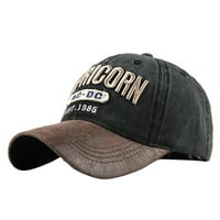 Lopecy-sta Unise Outdoor Cotton висококачествен бродиран униза бейзболни шапки Женски шапки Спестявания Прослес Бейзболна шапка Черно