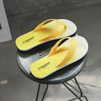 Кали _ обувки за мъже мъжки чехли домашни обувки уютна мемори пяна вътрешен външен, жълт