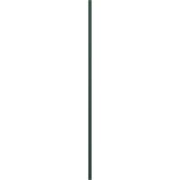 Екена Милуърк 3 4 в 76 х Средноамерикански винил, Тейлормейт два равни панела, повдигнати панелни щори, в инсталация затвора-Лок, - горско зелено