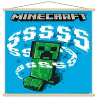 Minecraft - Creeper SSS стенен плакат с pushpins, 22.375 34
