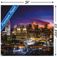 CityScapes - Cincinnati, Ohio Wall Poster с pushpins, 22.375 34