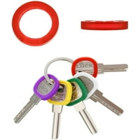Ключовите капачки покриват етикетите набор от пластмасов ключ за идентификатор на кодиращи пръстени в различни цветове
