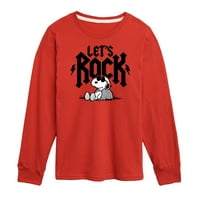 Фъстъци - Lets Rock - Thddler and Youth графична тениска с дълъг ръкав