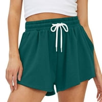 Miayilima дамски къси панталони ежедневни летни удобни шорти еластични шорти еластични шорти