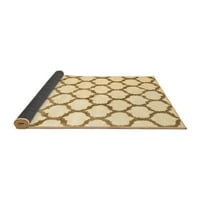 Ahgly Company Indoor Square Trellis Brown Contemporary Area Rugs, 7 'квадрат